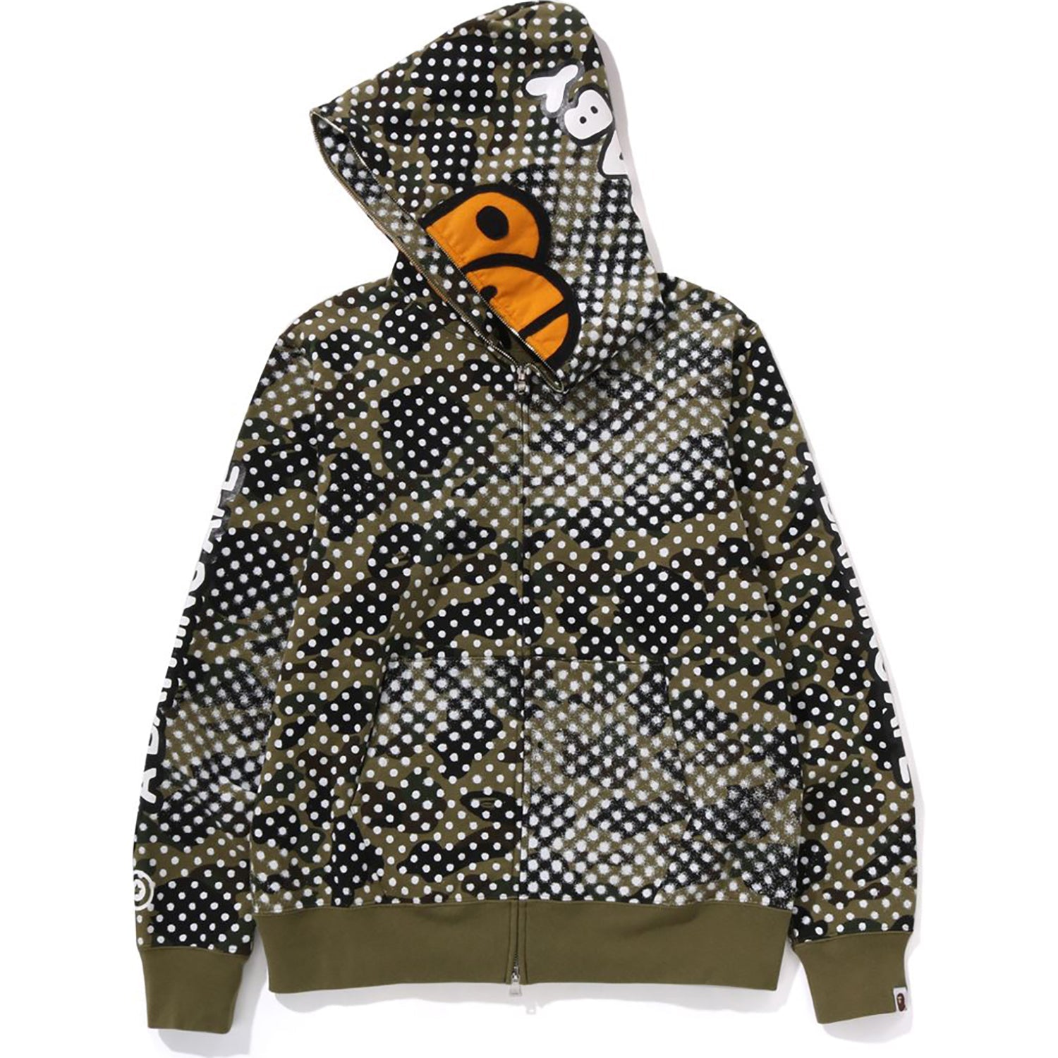 X JOSHUA VIDES - MILO FACE FULL ZIP HOODIE MENS