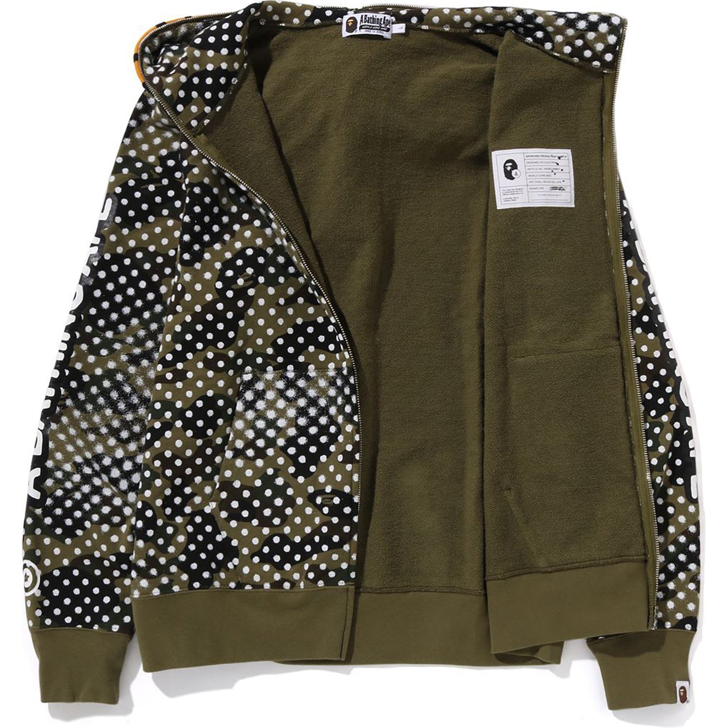 X JOSHUA VIDES - MILO FACE FULL ZIP HOODIE MENS