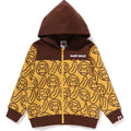 BANANA MILO KNIT JACQUARD ZIP HOODIE KIDS