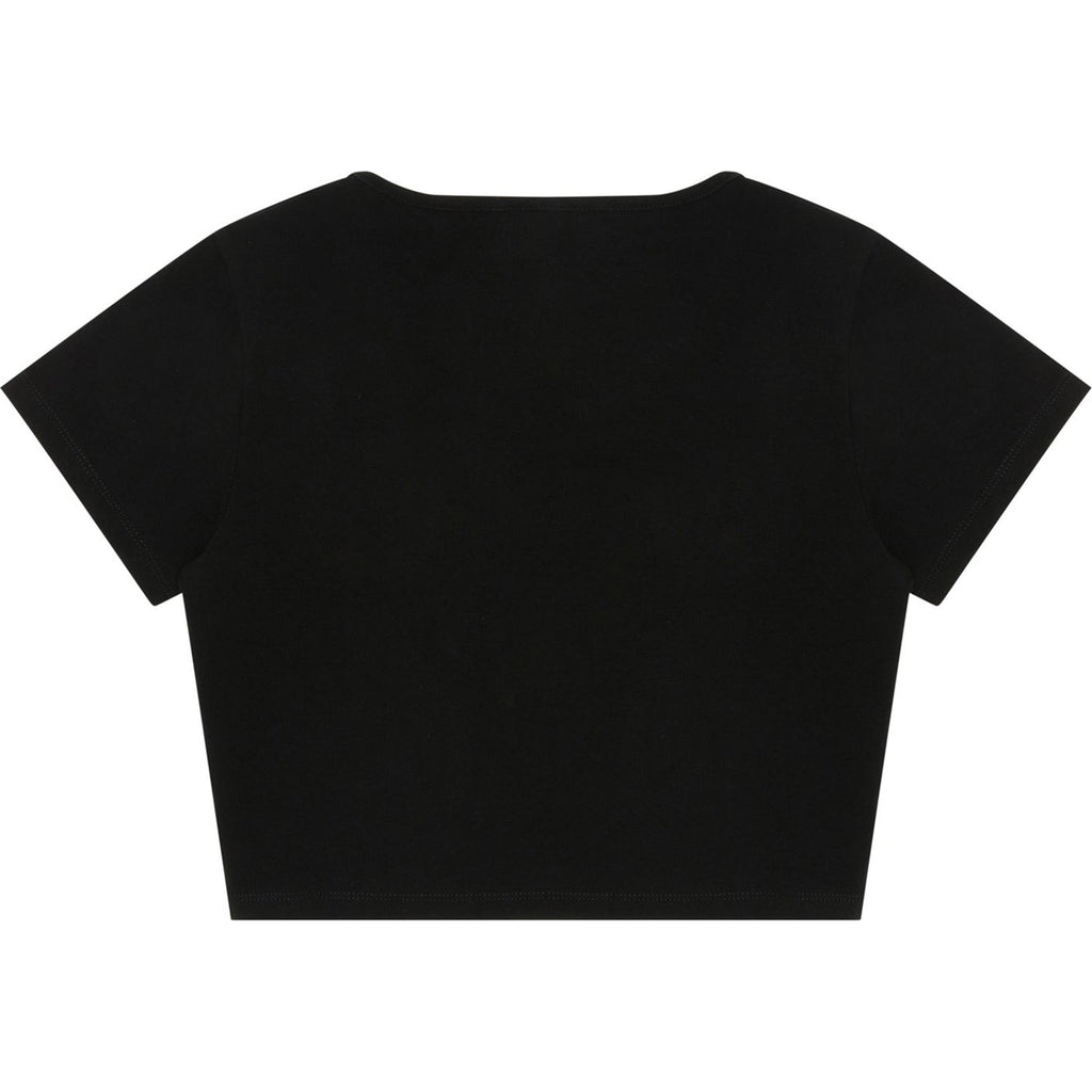 APEE HERT SHAPE METAL RING CROP TOP LADIES