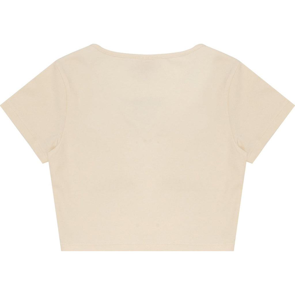 APEE HERT SHAPE METAL RING CROP TOP LADIES