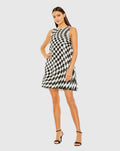 Women's Black Mini Dress Sequin Sleeveless