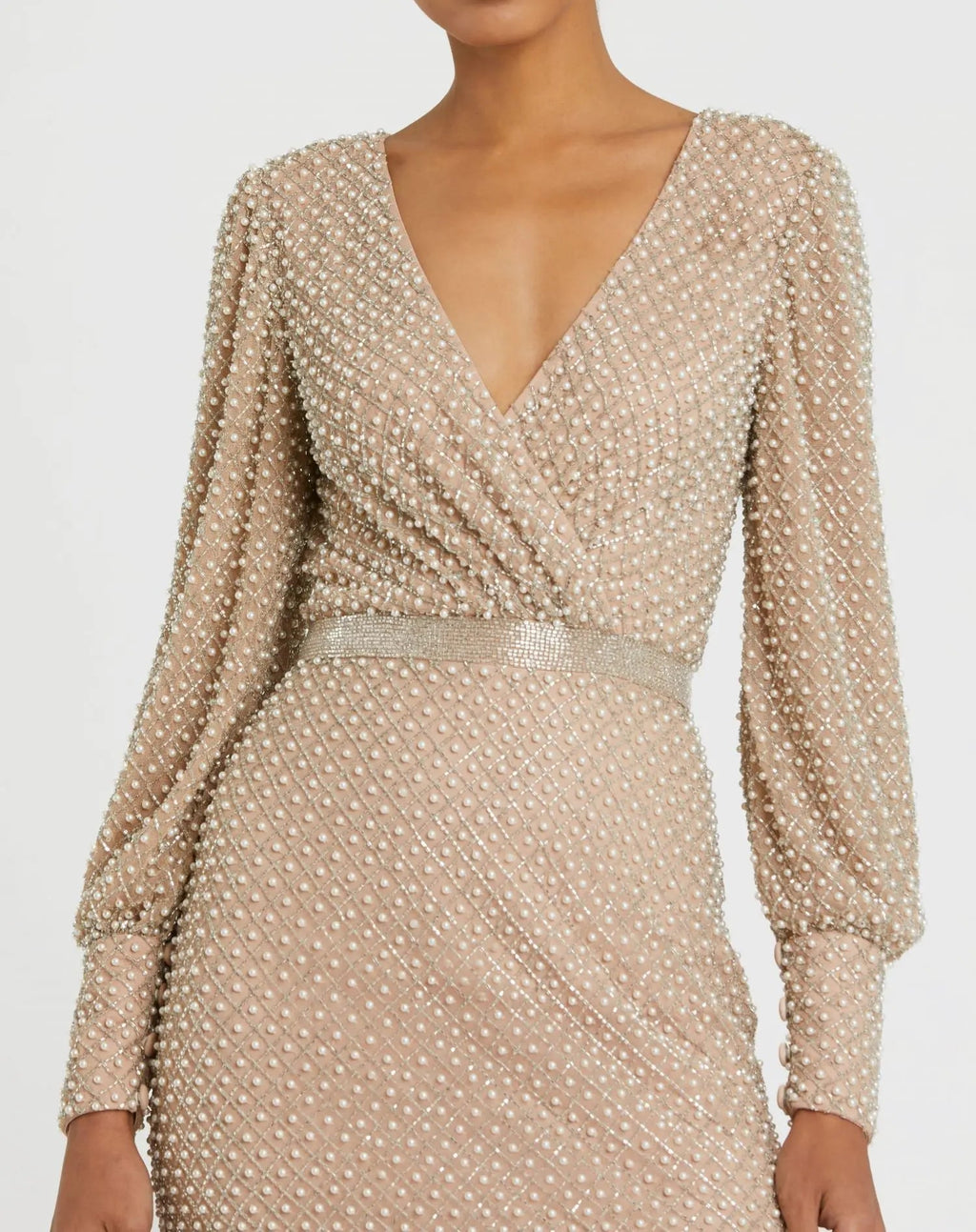 Women's Beige Dress - 10062
