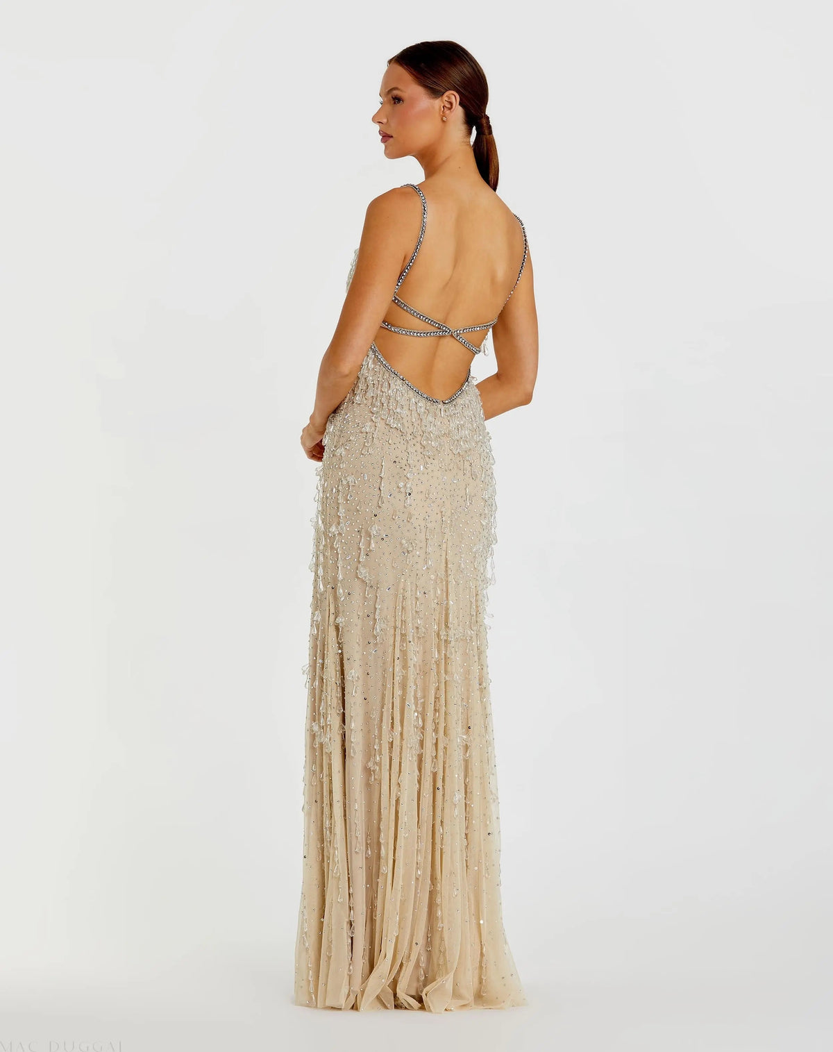 Women's Beige Dress - 10101