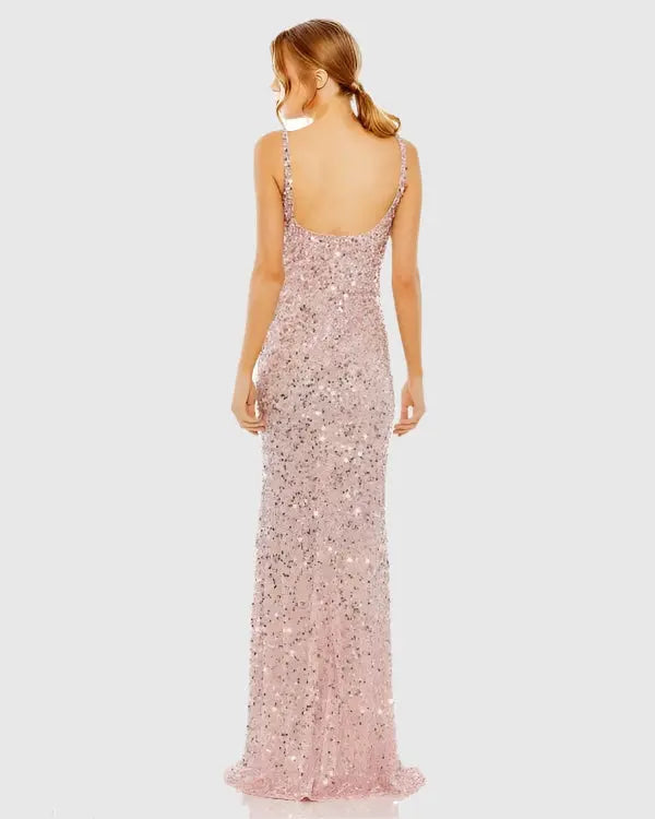 Women's Pink Dress Sequin - 10705 2