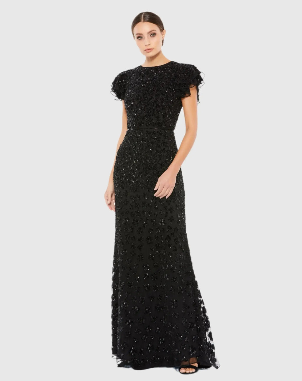 Women's Dress - Sleeve Gown - Cap Sleeve Gown