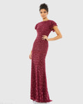 Women's Red Dress - Red Sequin