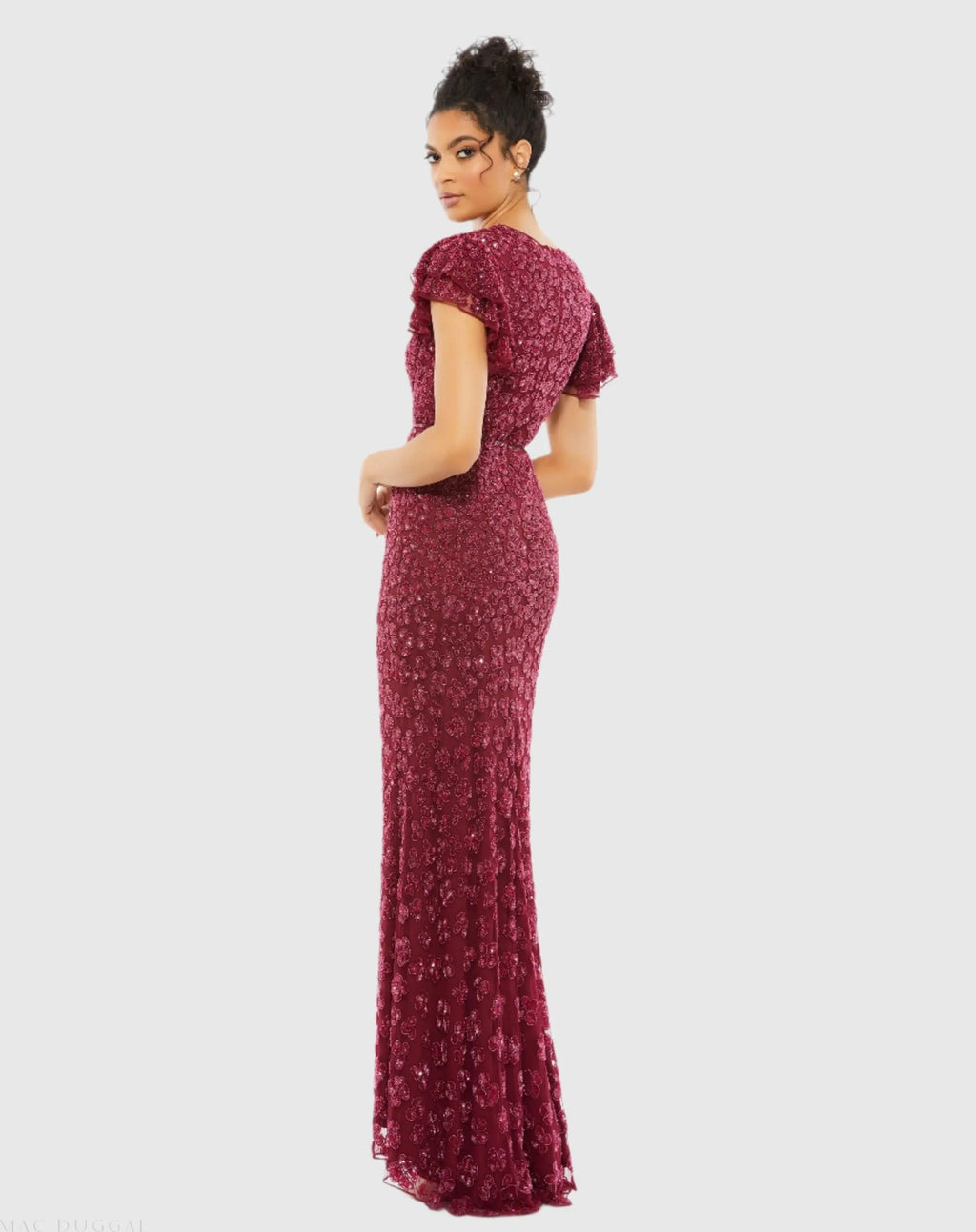 Women's Red Dress - Red Sequin