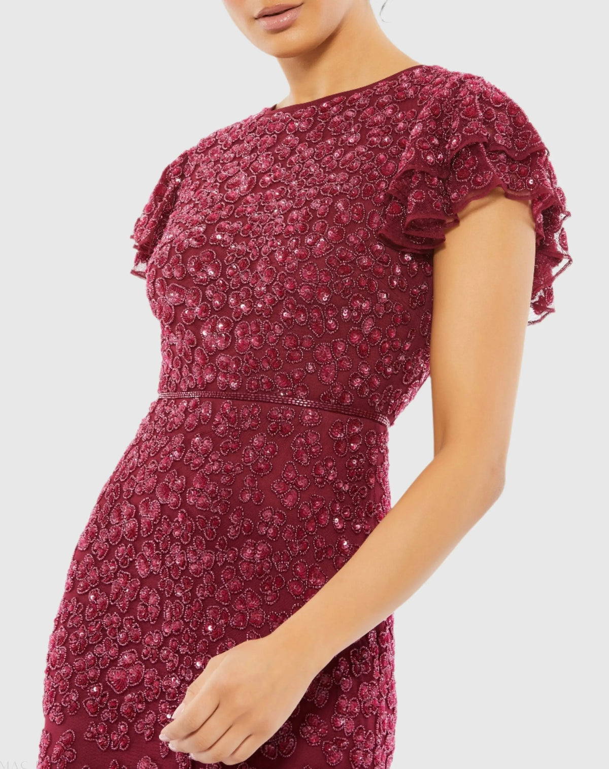 Women's Red Dress - Red Sequin