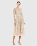 Women's Beige Dress - 10799 Nude