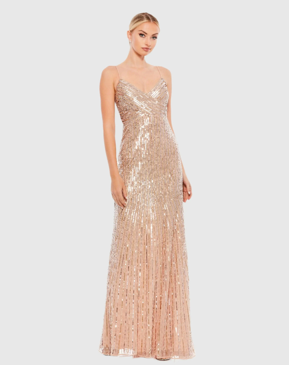 Women's Gold Dress Sequin - Gold Mesh