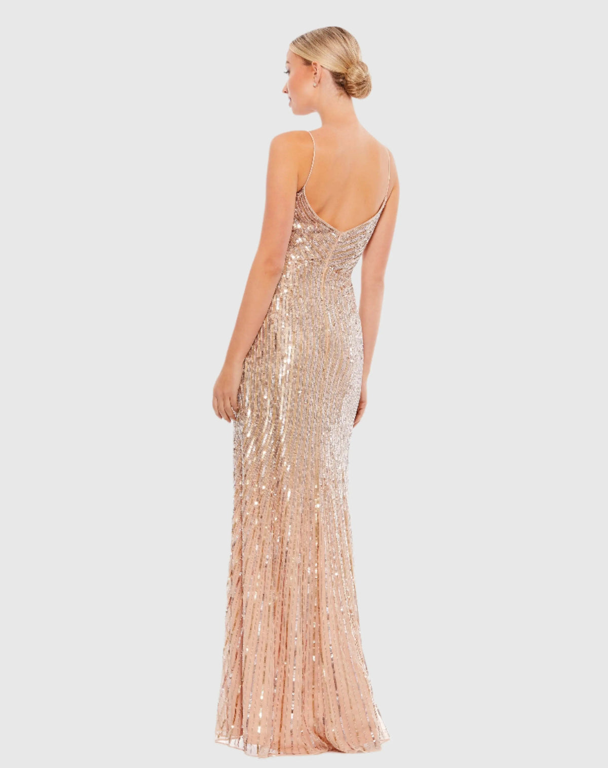 Women's Gold Dress Sequin - Gold Mesh