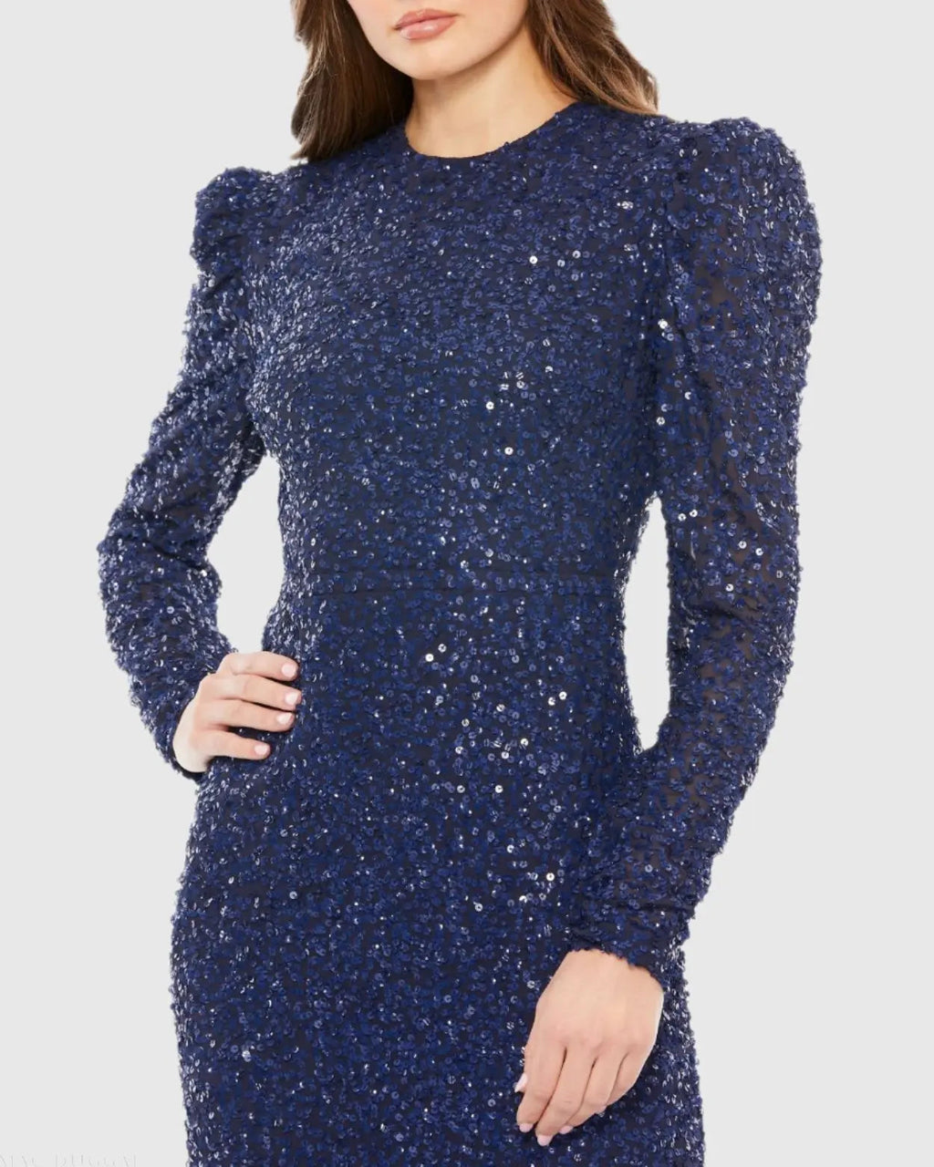 Women's Blue Dress Sequin - Blue