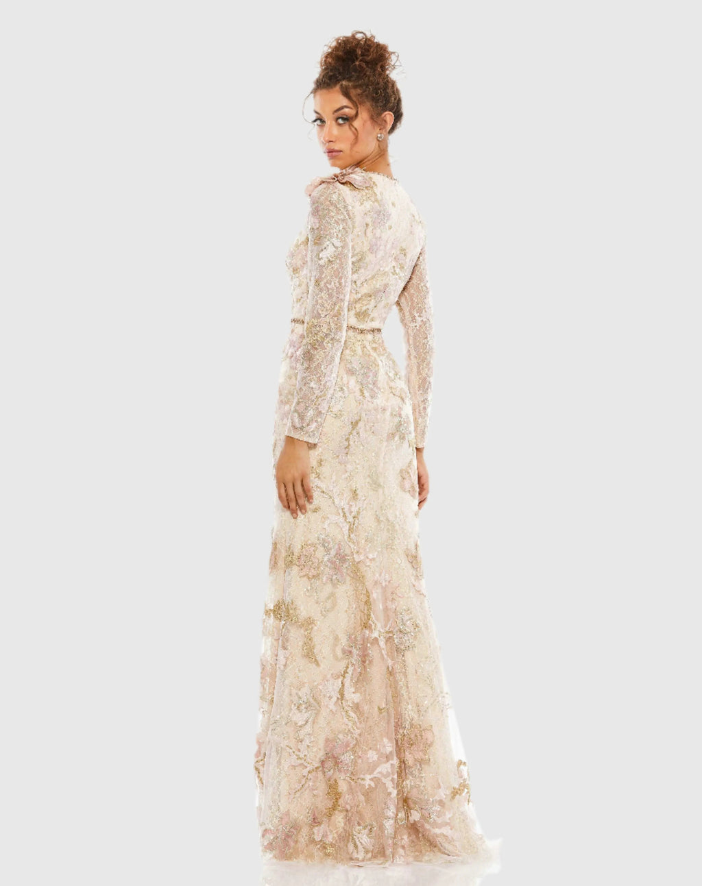 Women's Pink Evening Dress Lace for Evening & Special Occasions