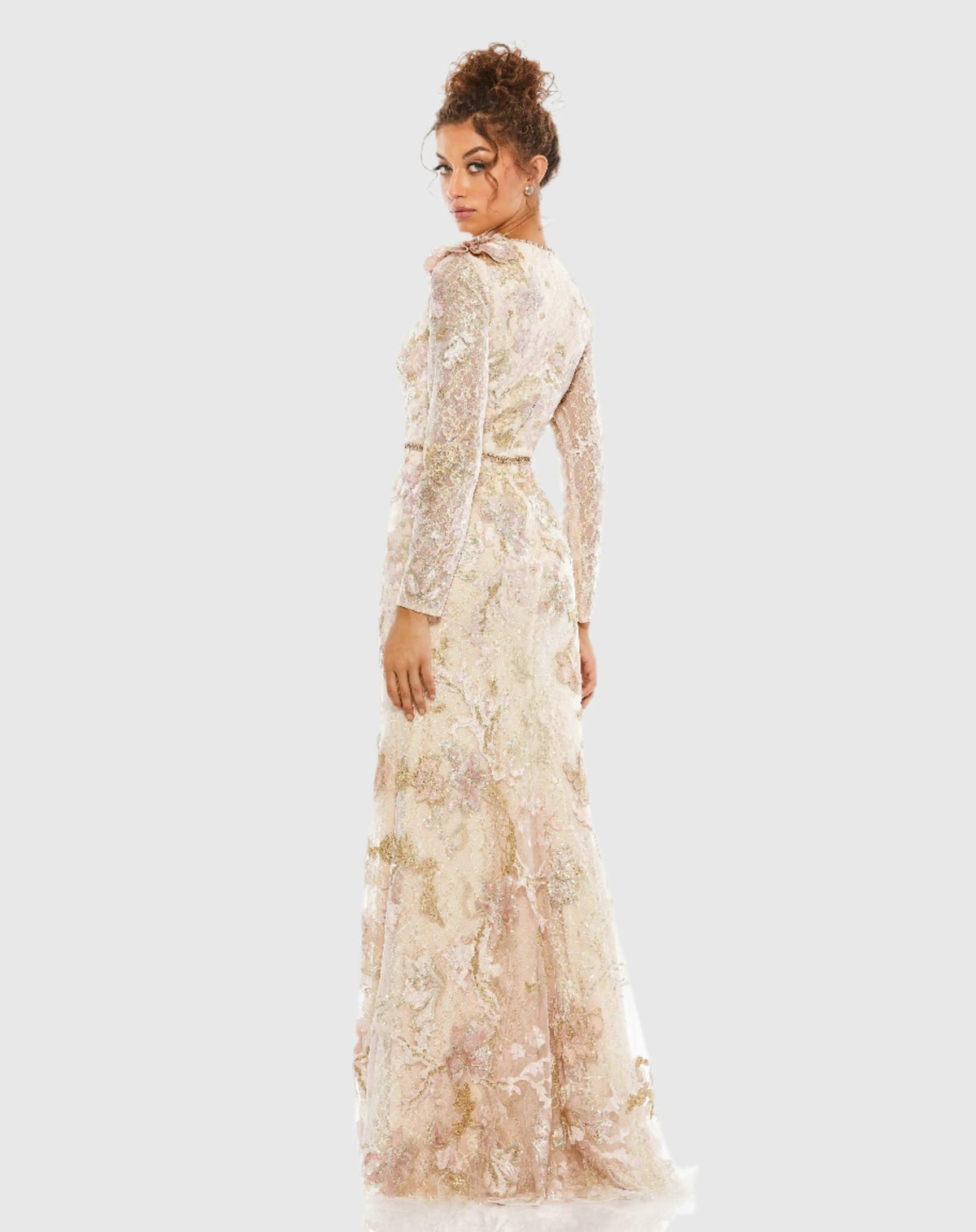 Women's Pink Evening Dress Lace for Evening & Special Occasions