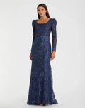 Women's Blue Dress Lace - Blue Sequin