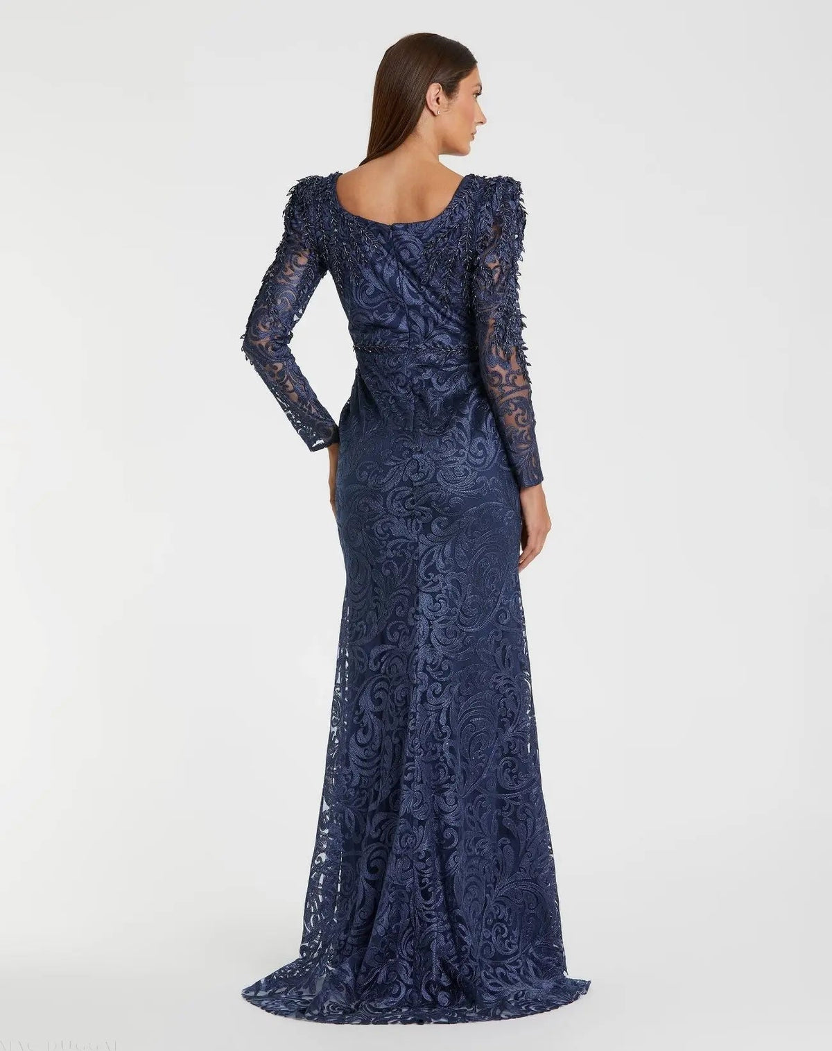 Women's Blue Dress Lace - Blue Sequin