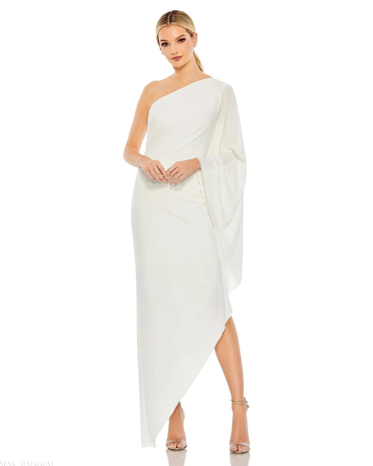 Women's Dress One Shoulder - Hem Flowy
