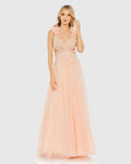Women's Pink Dress - Pink Lace Sequin
