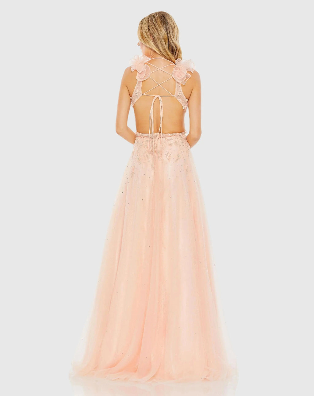 Women's Pink Dress - Pink Lace Sequin