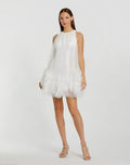 Women's Mini Dress Halter - Lace Floral