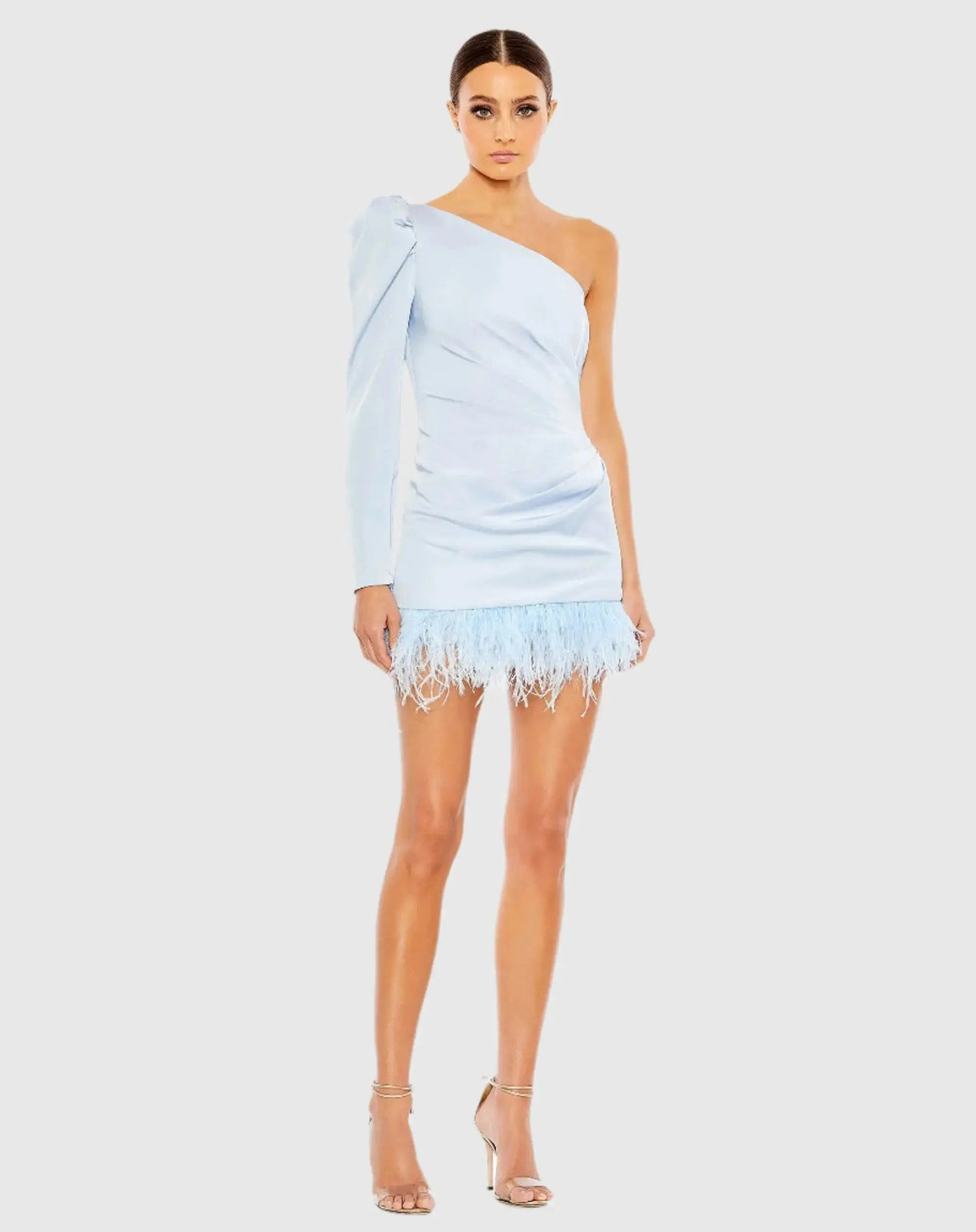 Women's Mini Dress One Shoulder - Ruched One-Shoulder