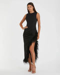 Women's Dress Sleeveless - Asymmetrical