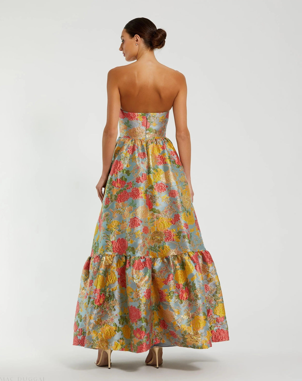 Women's Dress Floral Strapless - 11825