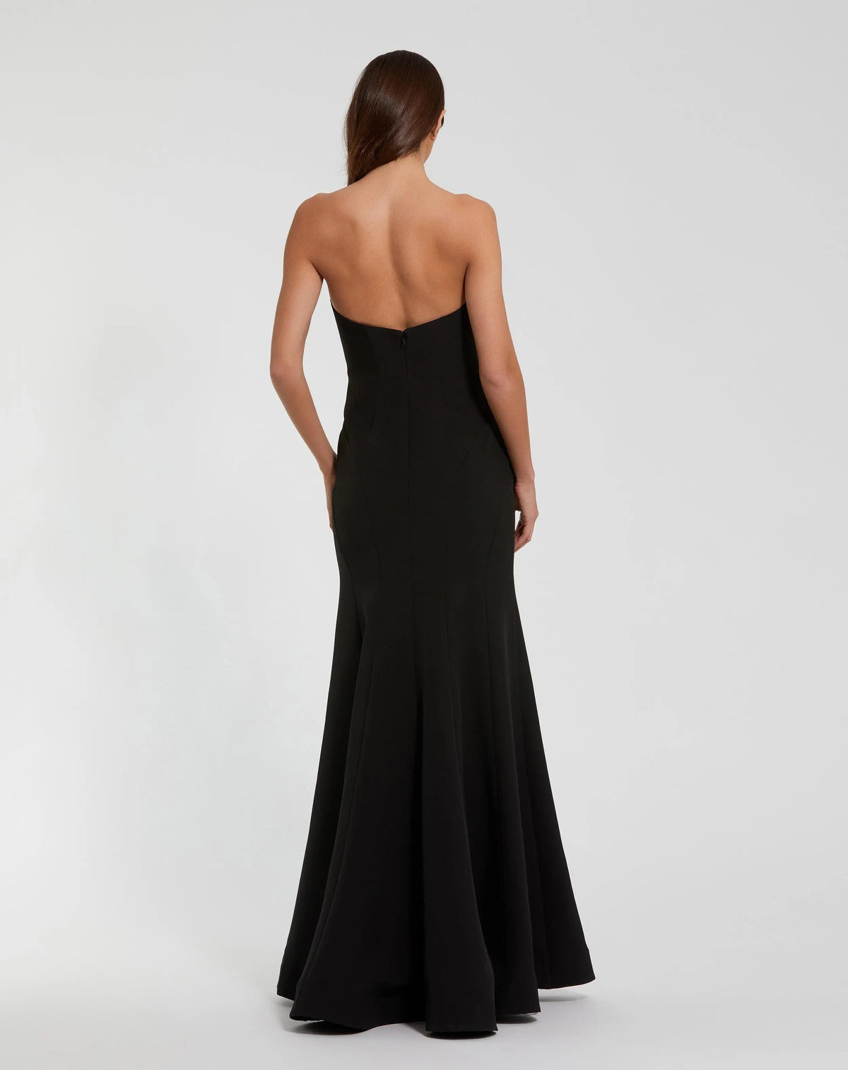 Women's Black Dress Strapless - 11855 1