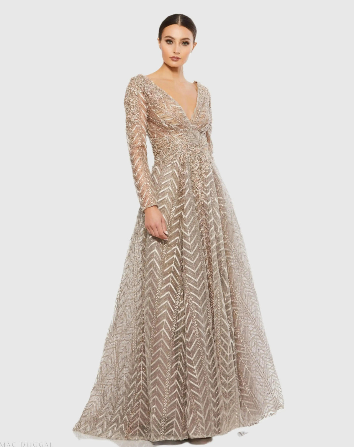 Women's Dress - Line Gown - A Line Gown