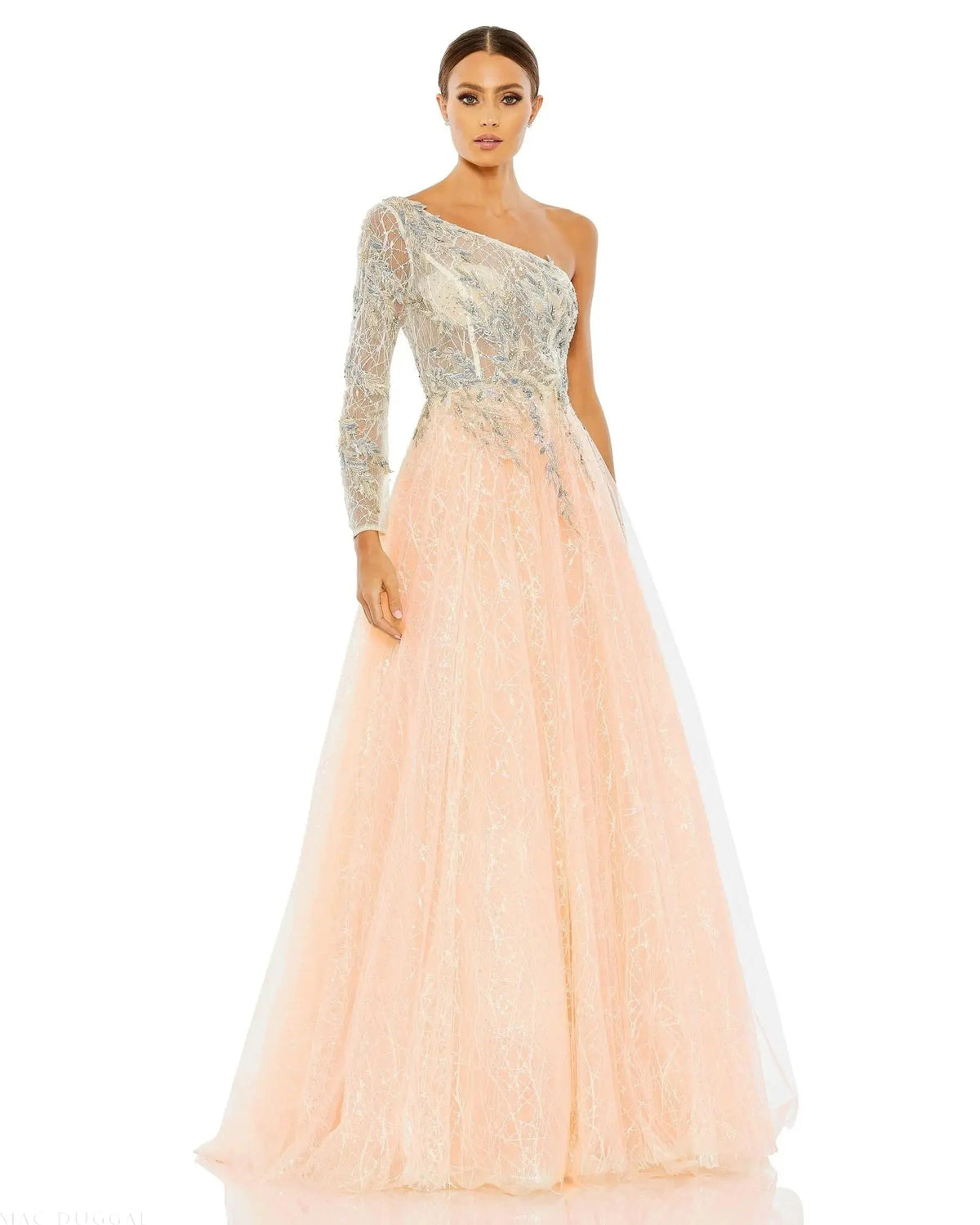 Women's Dress One Shoulder - Pink Sequin One-Shoulder