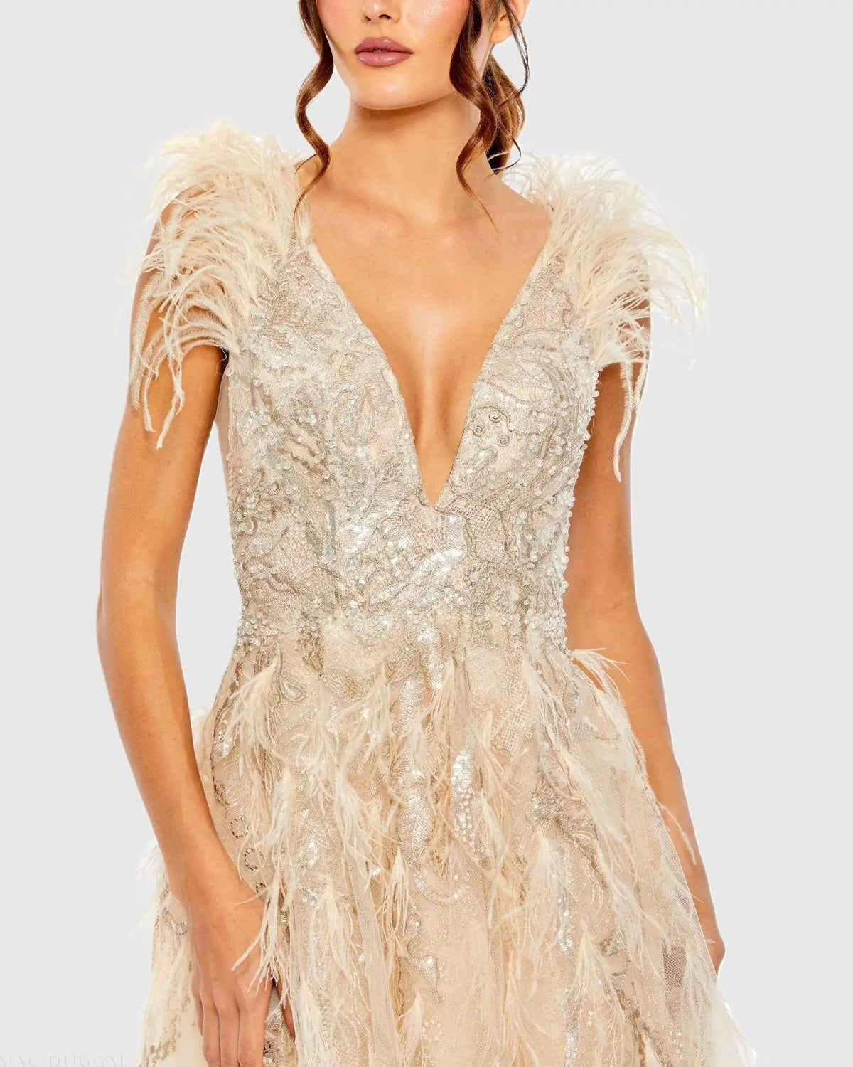 Women's Beige Dress Sleeveless