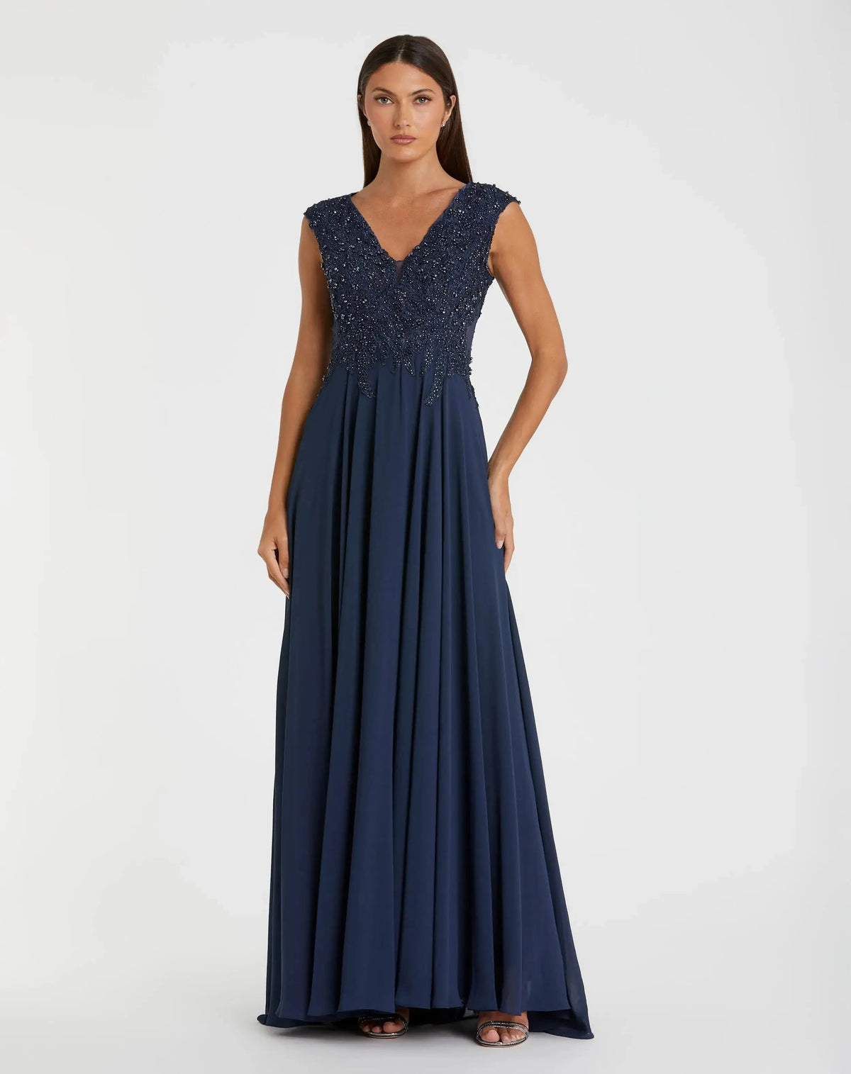 Women's Dress - Chiffon Mesh