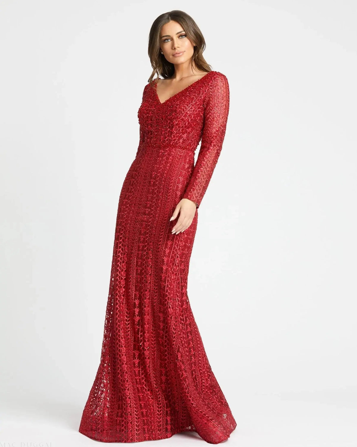 Women's Red Dress - 20271