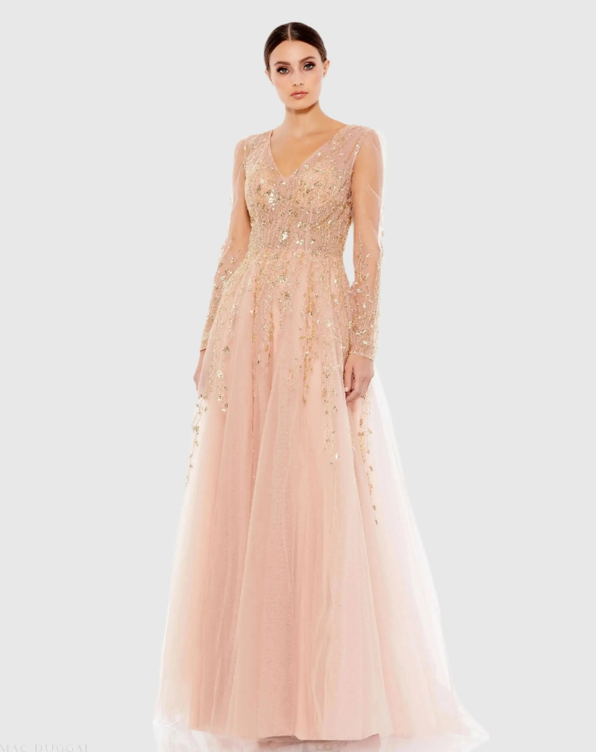Women's Pink Dress - Pink Champagne