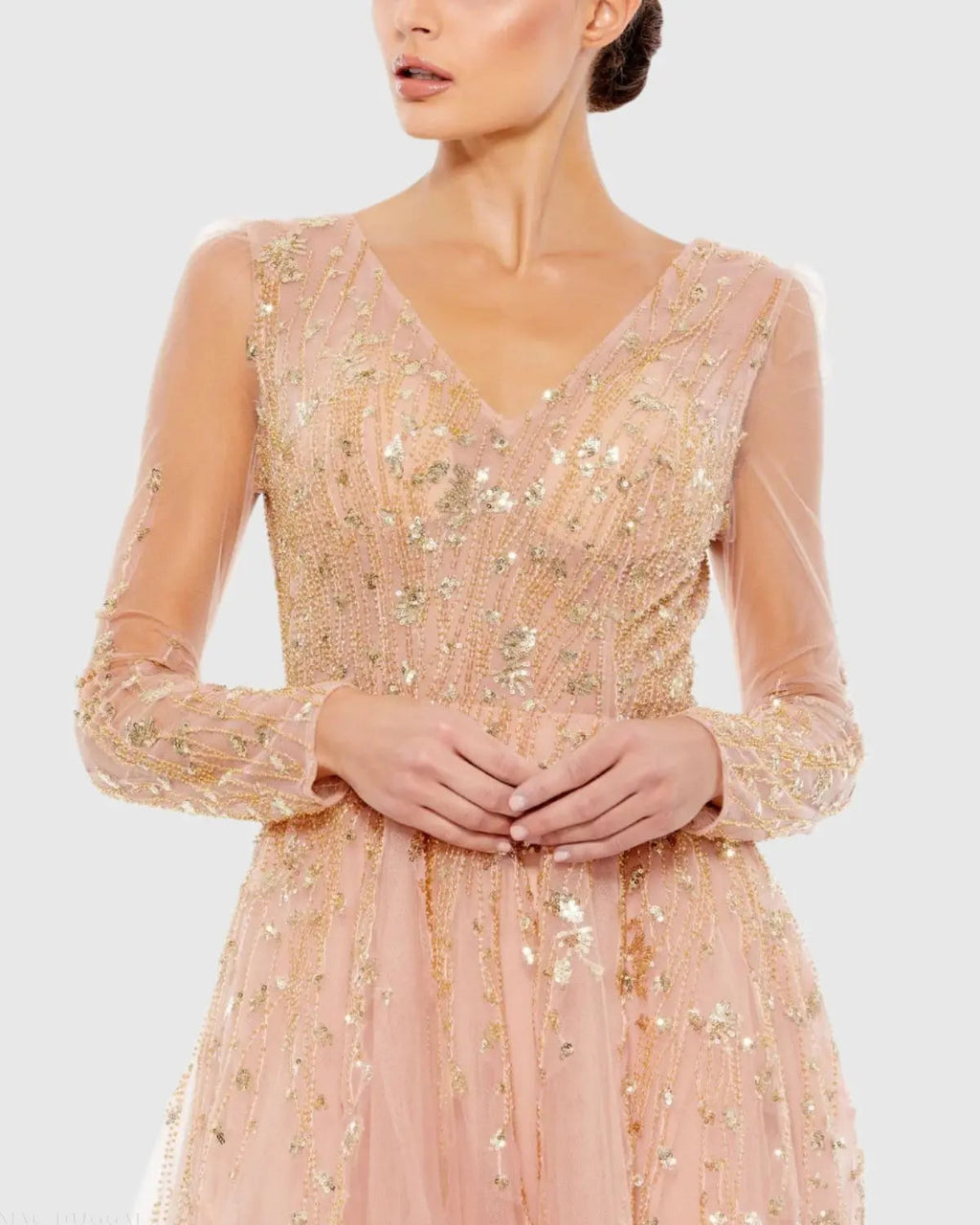Women's Pink Dress - Pink Champagne