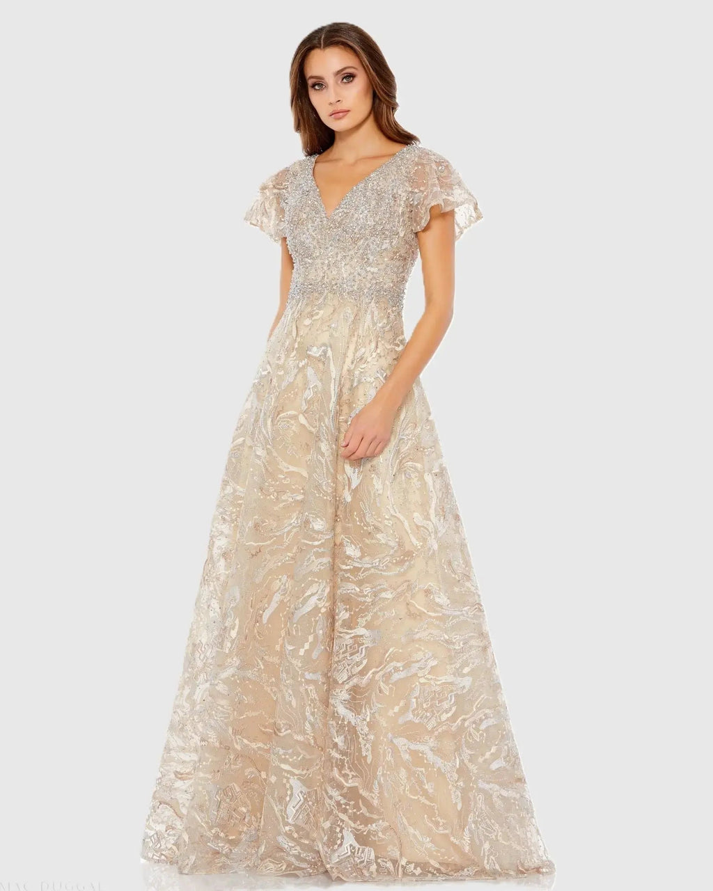Women's Beige Dress - 20301 1
