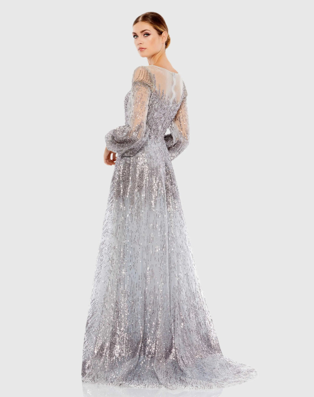 Women's Silver Dress - Silver Sequin