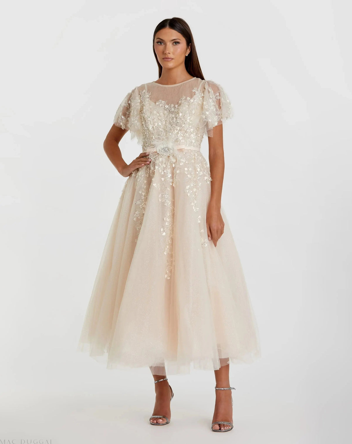 Women's Dress - A Line - Waist A Line