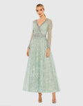 Women's Green Midi Dress - 20366 Sage