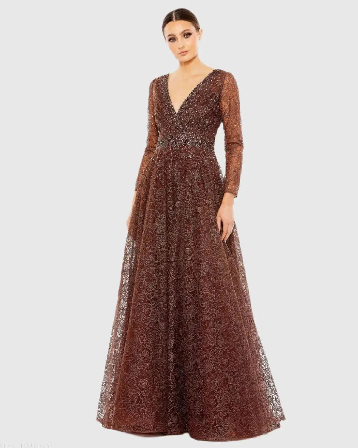 Women's Brown Dress - 20372 Chocolate