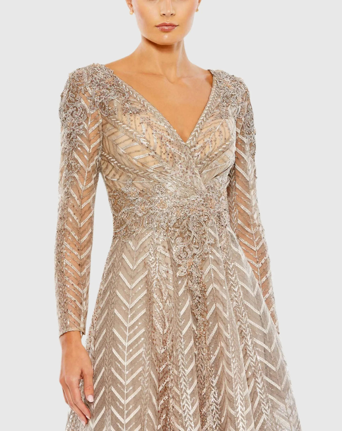 Women's Beige Dress - 20399