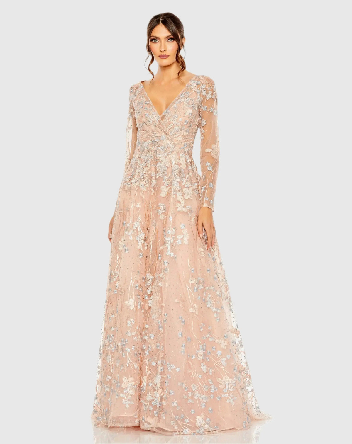Women's Pink Dress Lace - Pink Floral