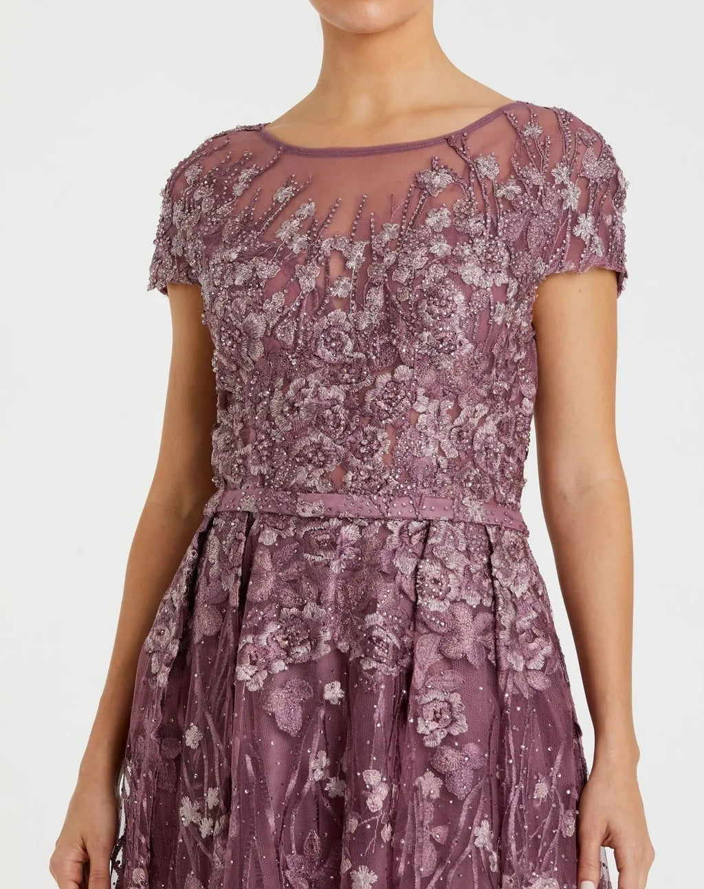 Women's Purple Dress Floral - 20405 Wisteria