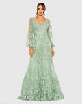 Women's Dress - Embroidered Gown