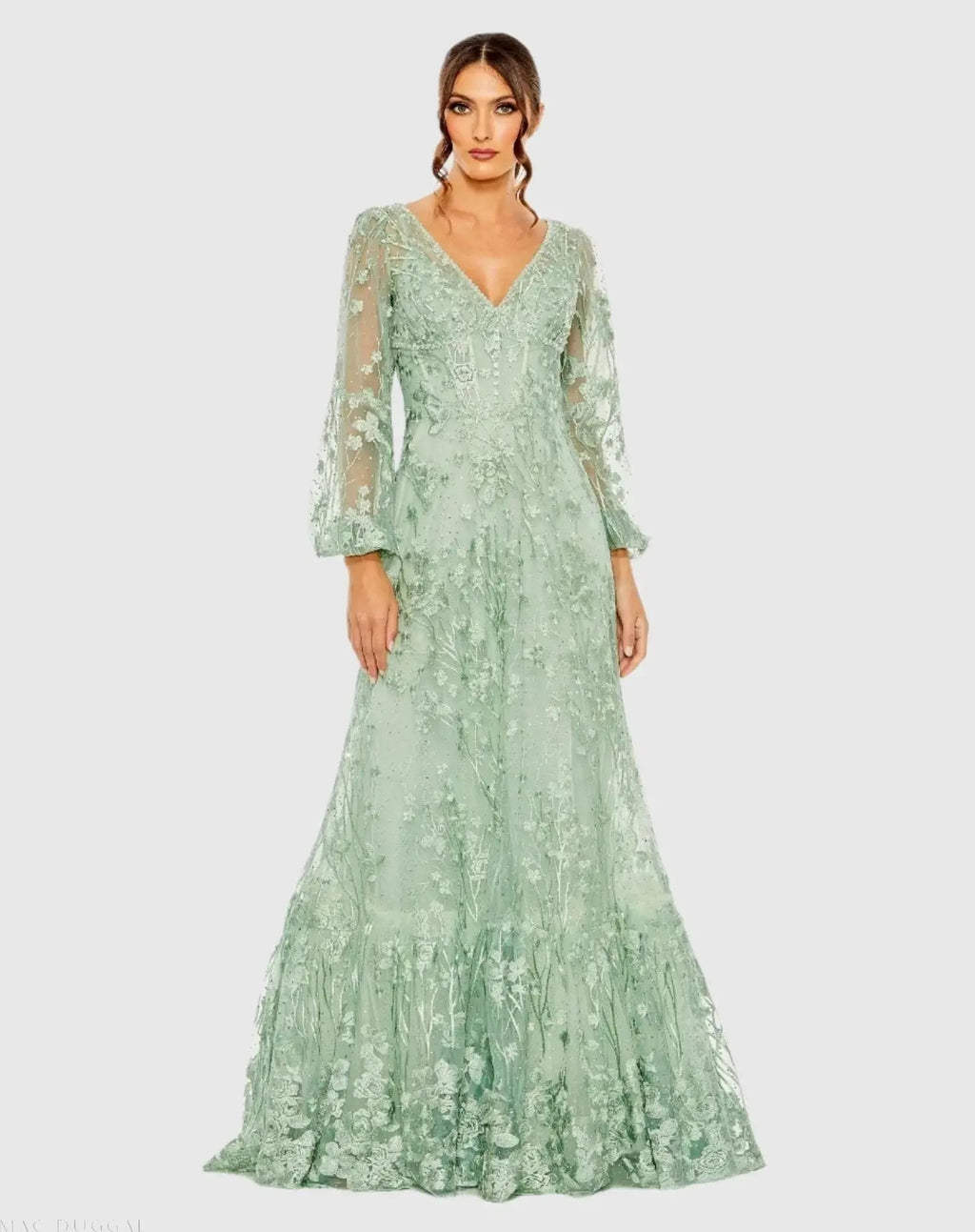 Women's Green Dress - 20430 Sage
