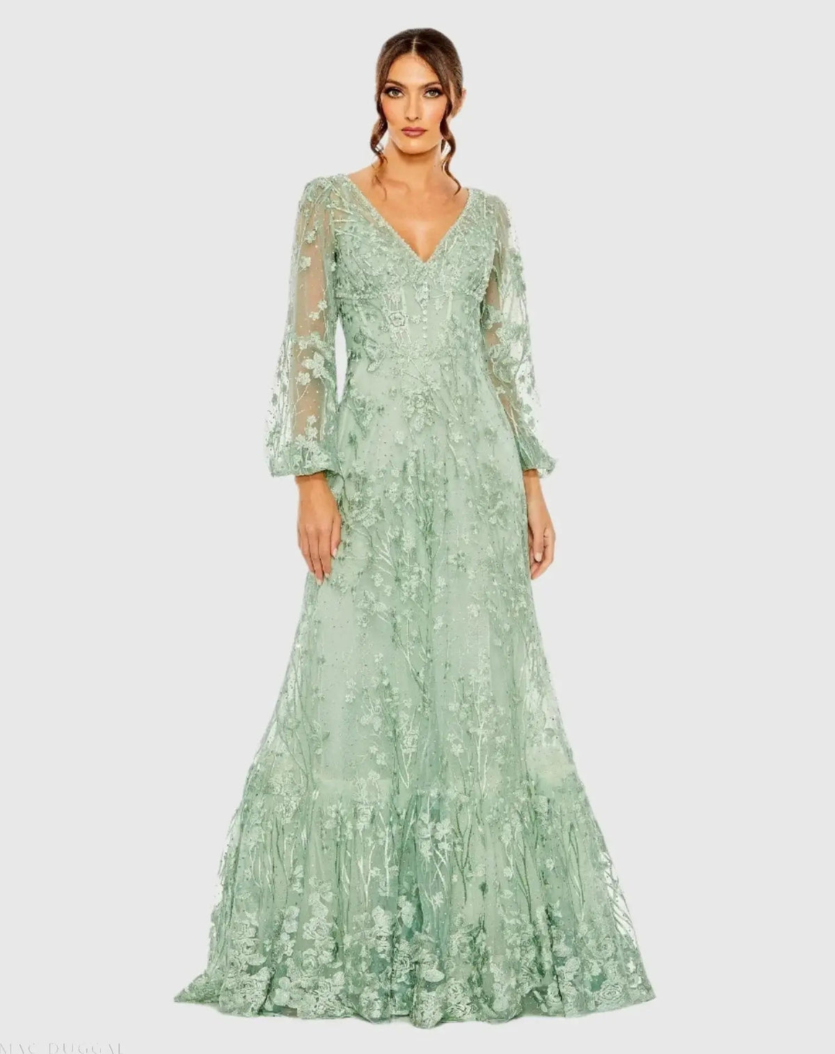 Women's Green Dress - 20430 Sage