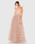 Women's Pink Dress One Shoulder - Pink One-Shoulder