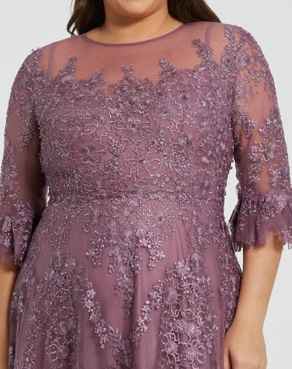Women's Purple Dress - Vintage Lilac