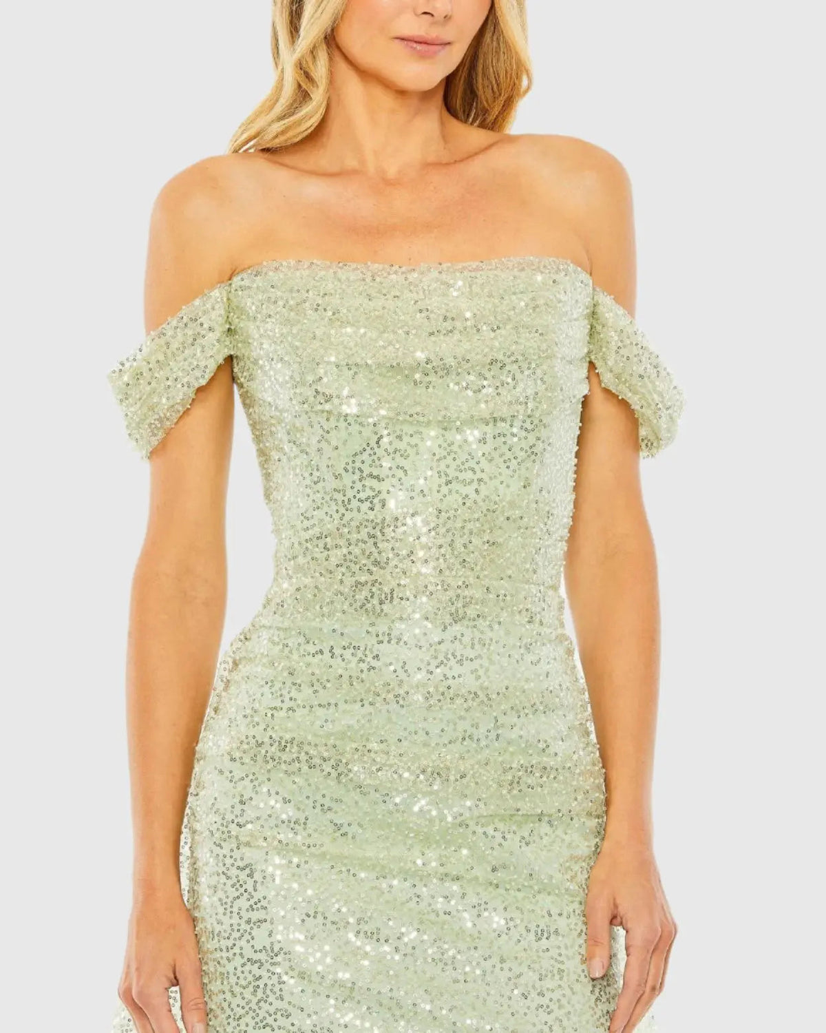 Women's Green Dress Sequin - 20515 Sage